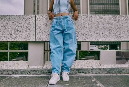 Baggy Denim in Indian Summer