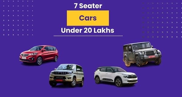 7-Seater Cars Under 20 Lakhs in India