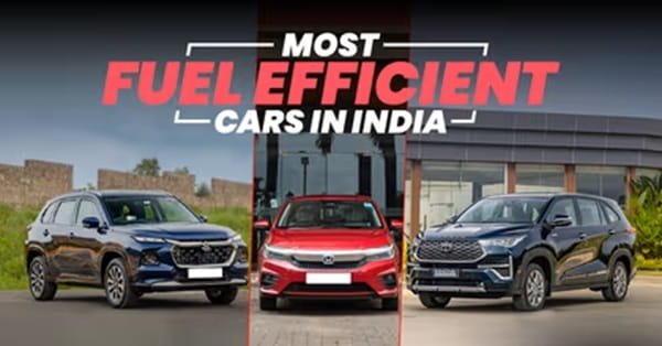 Top 5 Most Fuel-Efficient Cars in India